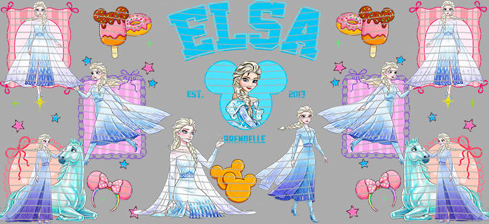 16oz Disney style-D-1194